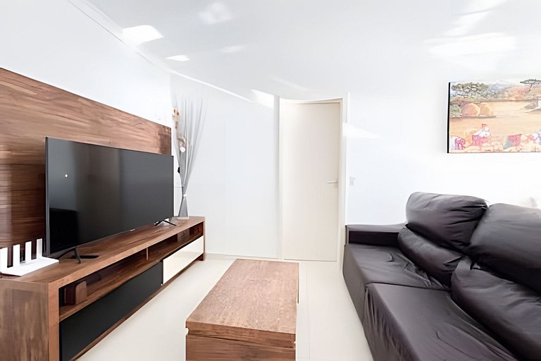 Apartamento beira mar com 3 quartos