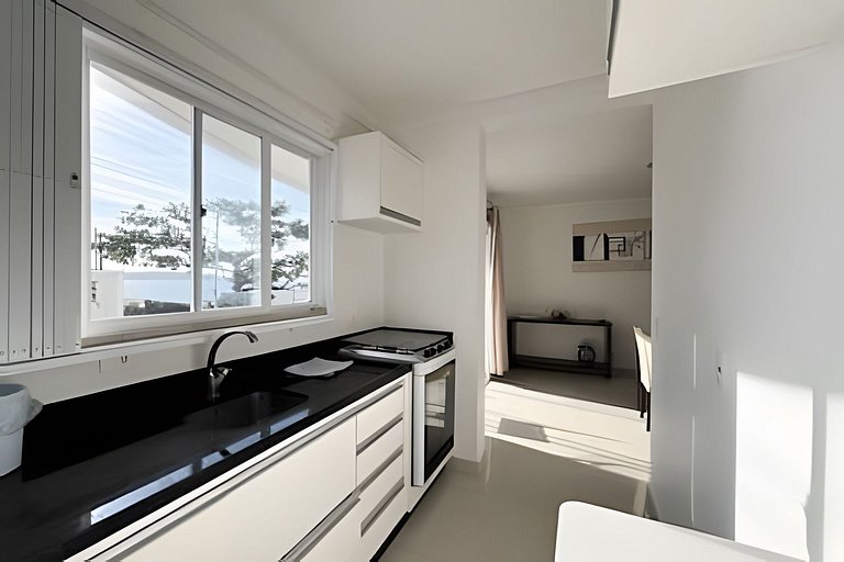 Apartamento beira mar com 3 quartos