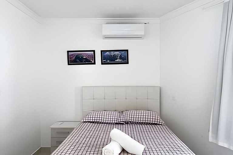 Apartamento beira mar com 3 quartos
