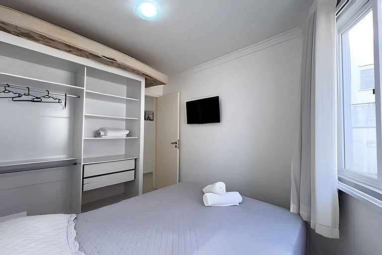 Apartamento beira mar com 3 quartos