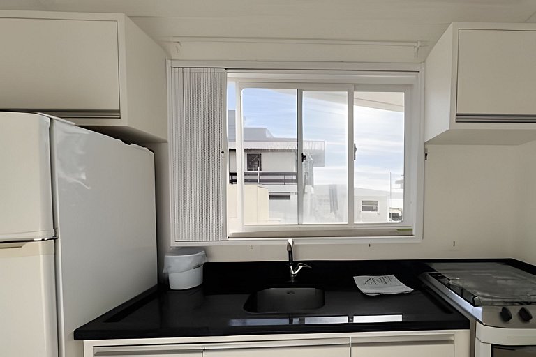 Apartamento beira mar com 3 quartos