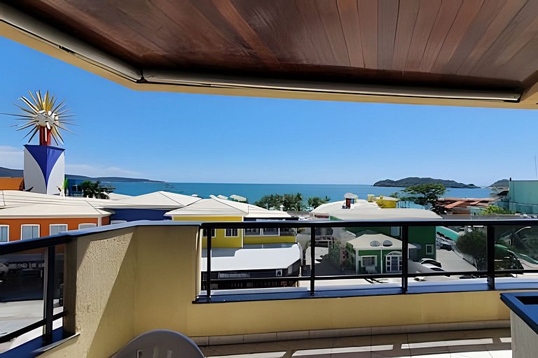 Apartamento 3 quartos sacada com vista para o mar