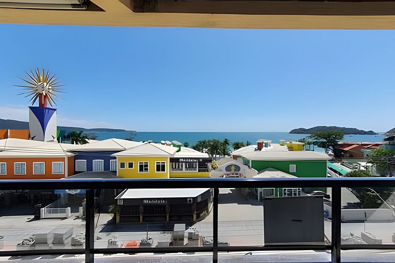 Apartamento 3 quartos sacada com vista para o mar