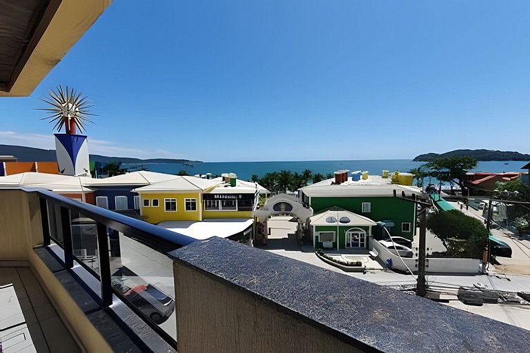 Apartamento 3 quartos sacada com vista para o mar