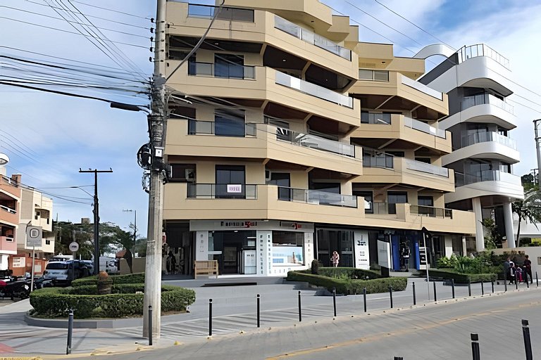 Apartamento 3 quartos sacada com vista para o mar