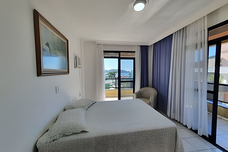Apartamento 3 quartos sacada com vista para o mar